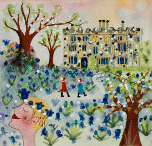 Original Painting | Dreaming of a Bluebell Wood | Lucy Loveheart