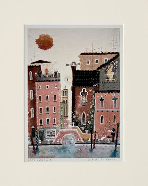 Deluxe Print | Artists In Venice | Lucy Loveheart