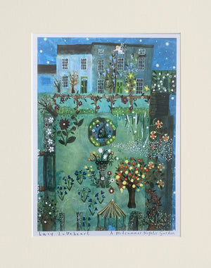 Art Prints | A Midsummer Nights Garden | Lucy Loveheart
