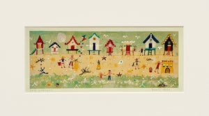 Deluxe Print | Beach Huts | Lucy Loveheart