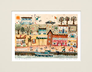 Art Prints | Chips By The Sea | Lucy Loveheart