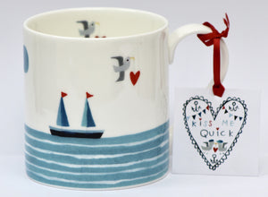 Mug | Kiss Me Quick - Dream Boat | Lucy Loveheart