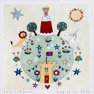 Art Print in a Tube | King Of The Castle | Lucy Loveheart