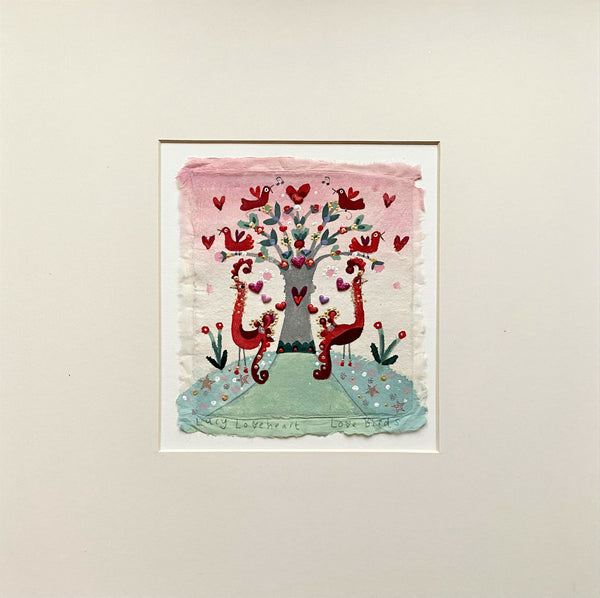 Original Painting | Love Birds | Lucy Loveheart