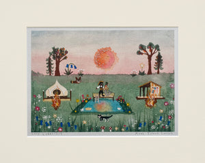 Deluxe Print | Moat Island Sunset | Lucy Loveheart