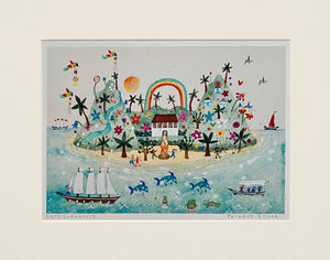 Deluxe Print | Paradise Island A3 | Sugar Beach | Lucy Loveheart
