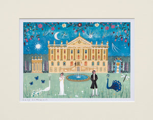 Art Print | Pride and Prejudice | Chatsworth House | Lucy Loveheart