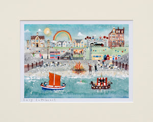 Deluxe Print | Rainbow Promenade (medium) | Lucy Loveheart