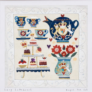 Art Print in a Tube | Royal Tea Set | Lucy Loveheart