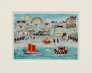 Deluxe Print | Rainbow Promenade (large) | Lucy Loveheart