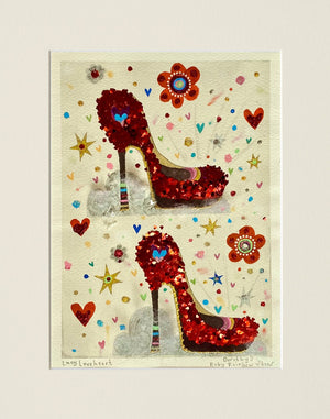 Deluxe Print | Dorothy's Ruby Rainbow Shoes Deluxe | Lucy Loveheart