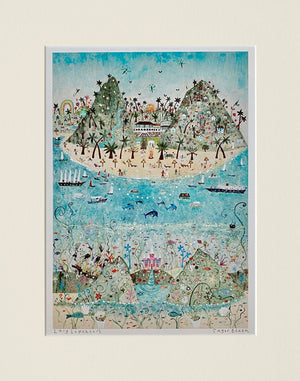 Deluxe Print | Sugar Beach A3 | Sugar Beach | Lucy Loveheart