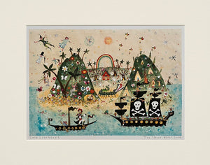 Deluxe Print | Never Never Land A3 | Sugar Beach | Lucy Loveheart